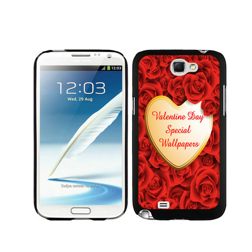 Valentine Rose Bless Samsung Galaxy Note 2 Cases DOU Valentine Rose Bless Samsung Galaxy Note 2 Cases DOU